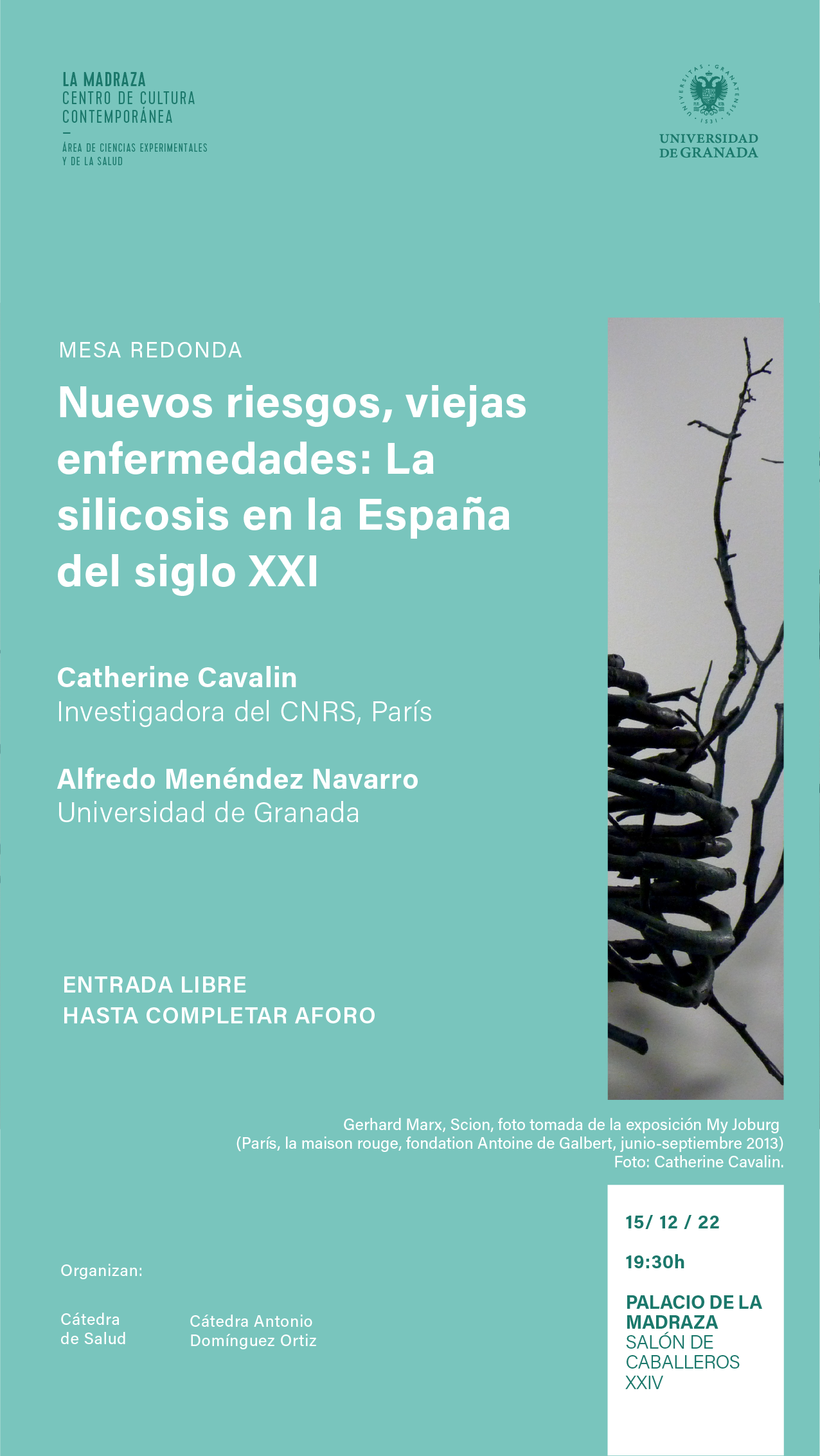 Conferencia "nuevos riesgos, viejas enfermedades: la silicosis en la España del siglo XXI"