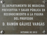 Placa al Prof. Gálvez